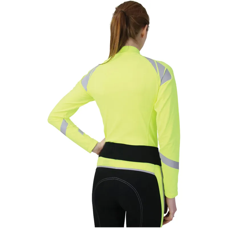Hy Equestrian Reflector Base Layer - Yellow-2