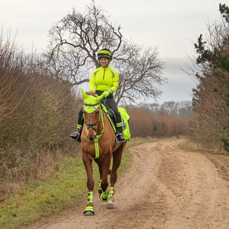 Hy Equestrian Reflector Base Layer - Yellow-4