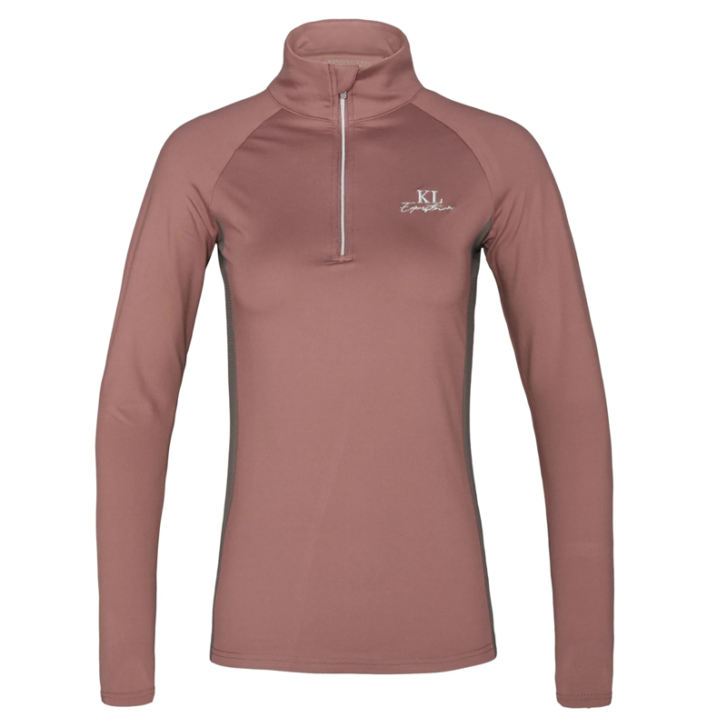 Kingsland KLrenata Ladies 1/2 Zip Training Shirt - Rose Taupe