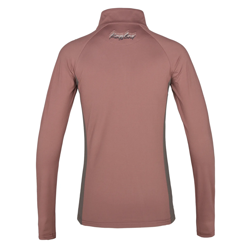Kingsland KLrenata Ladies 1/2 Zip Training Shirt - Rose Taupe-1