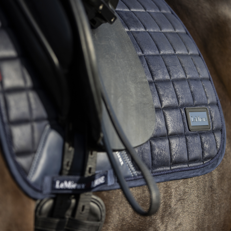 LeMieux Rhone Dressage Square - Vintage Navy-1
