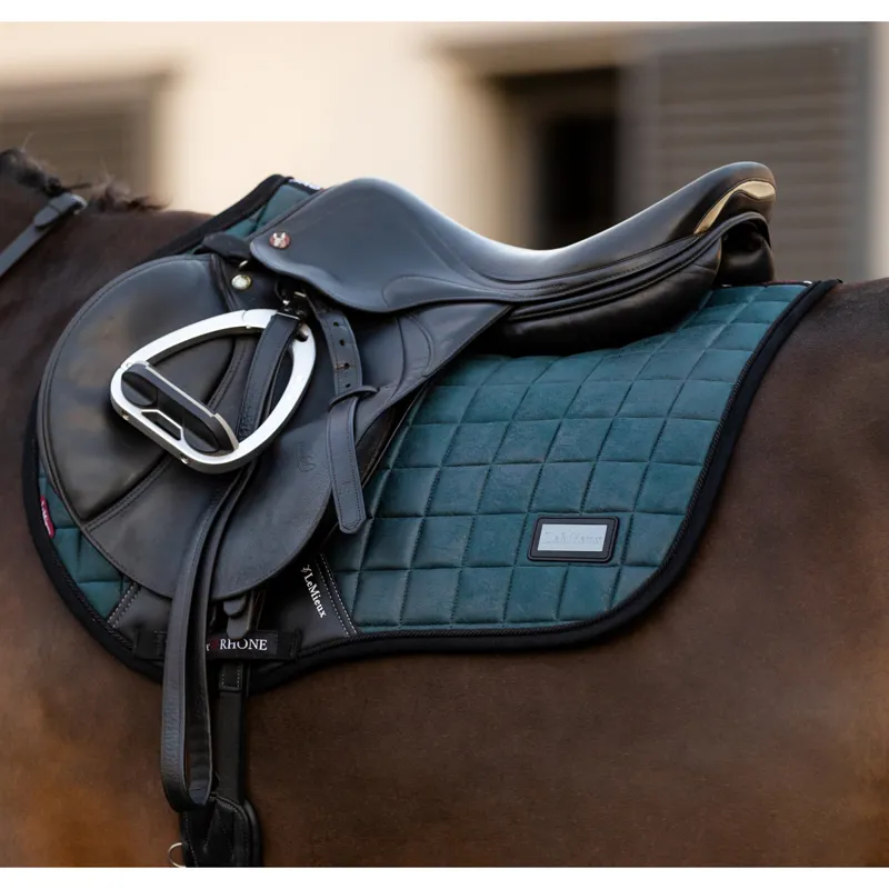 LeMieux Rhone EuroJump Square - Petrol Blue-1