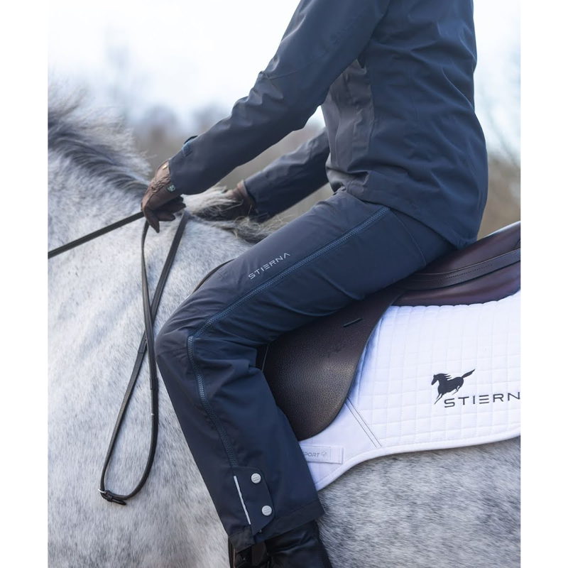 Stierna Storm Rain Pant Trousers - Black-2