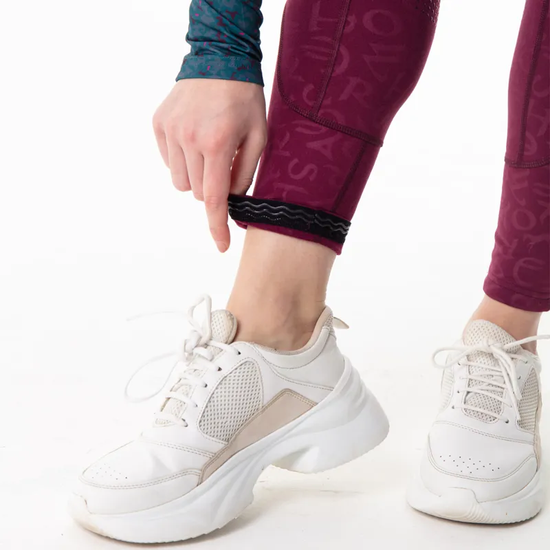 Horseware Winter Riding Tights - Beetroot Purple -3