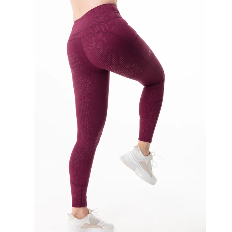 Horseware Winter Riding Tights - Beetroot Purple -2