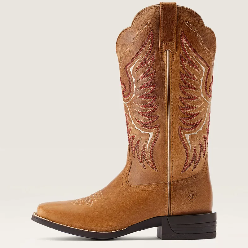Ariat Women's Rockdale Western Boot - Almond Buff-3