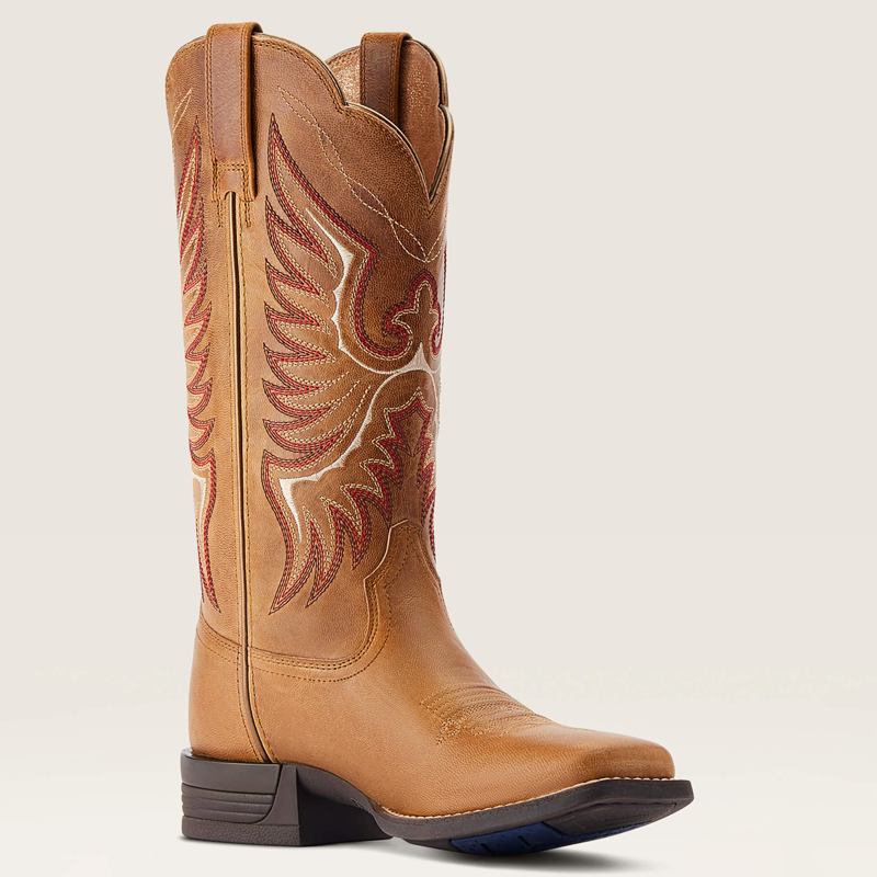 Ariat Women's Rockdale Western Boot - Almond Buff-2