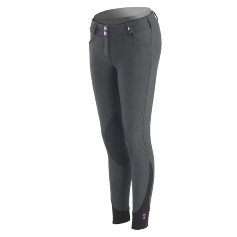 Tredstep Rosa Knee Patch Breeches - Midnight Grey