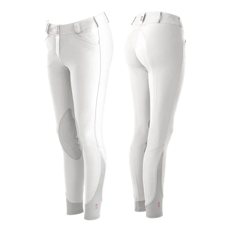 Tredstep Rosa Knee Patch Breeches - White