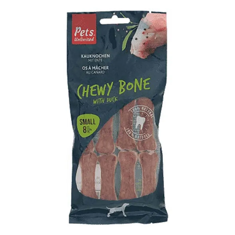 Rosewood Pets Unlimited Chewy Bones with Duck - 8 Pk