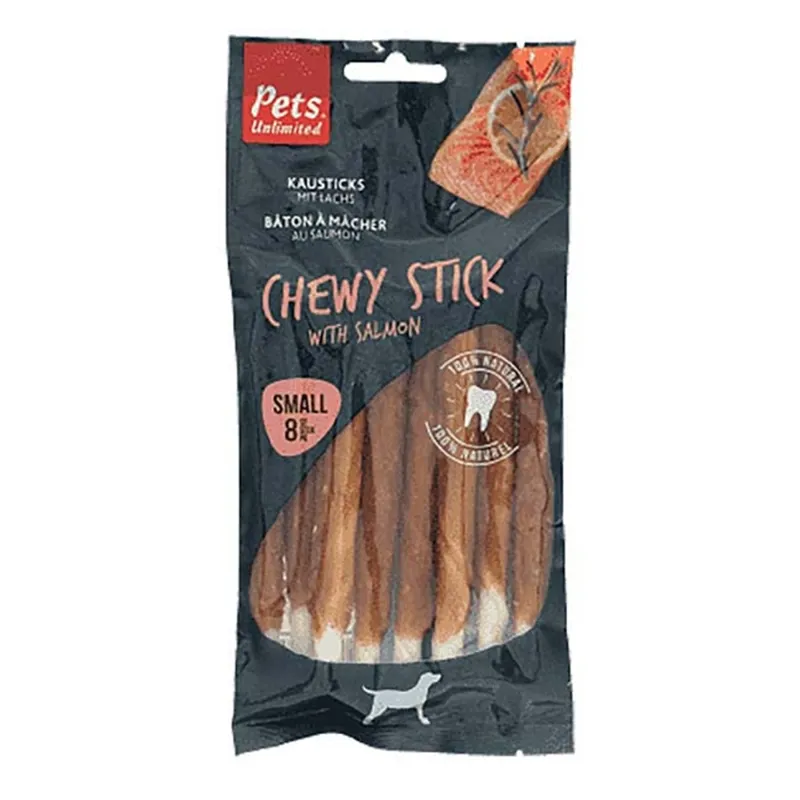Rosewood Pets Unlimited Chewy Sticks with Salmon - 8Pk