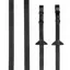 LeMieux Rubber Reins - Black/Black