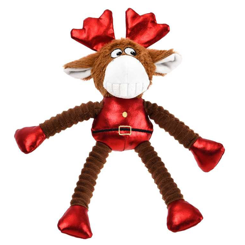 House of Paws Rope Dog Toy - Red Rudolph