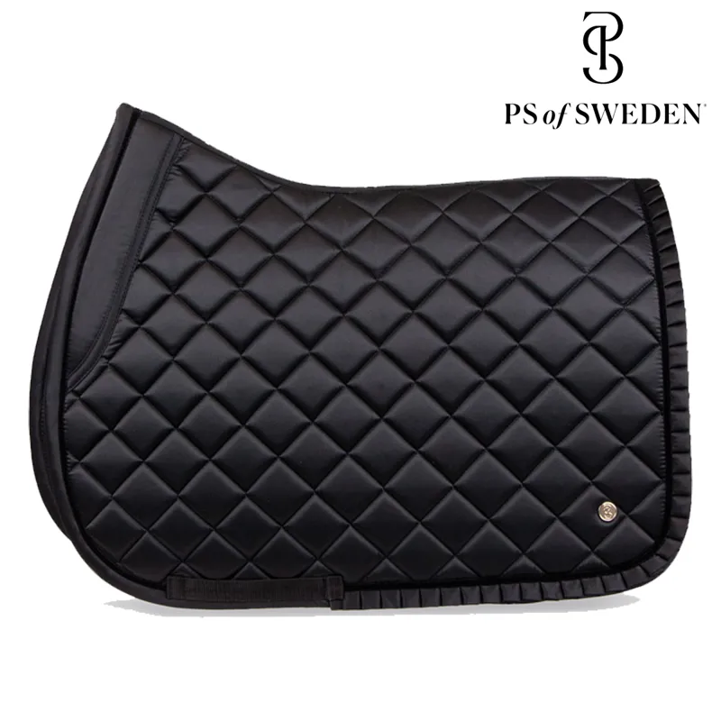 PS Of Sweden Diamond Ruffle Jump Saddlepad - Black