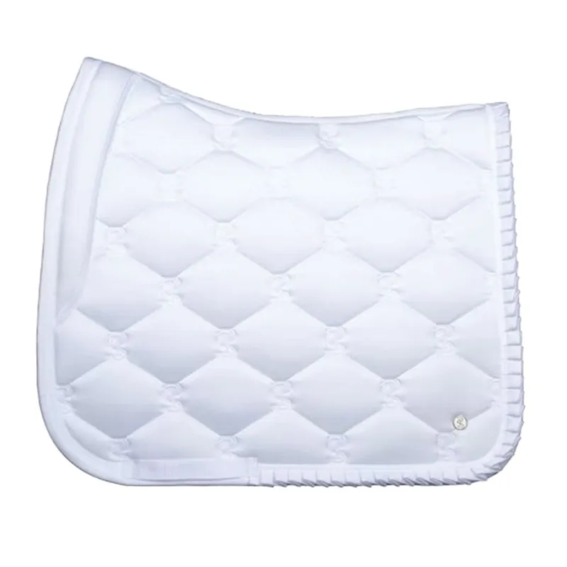 PS Of Sweden Ruffle Dressage Pad - White