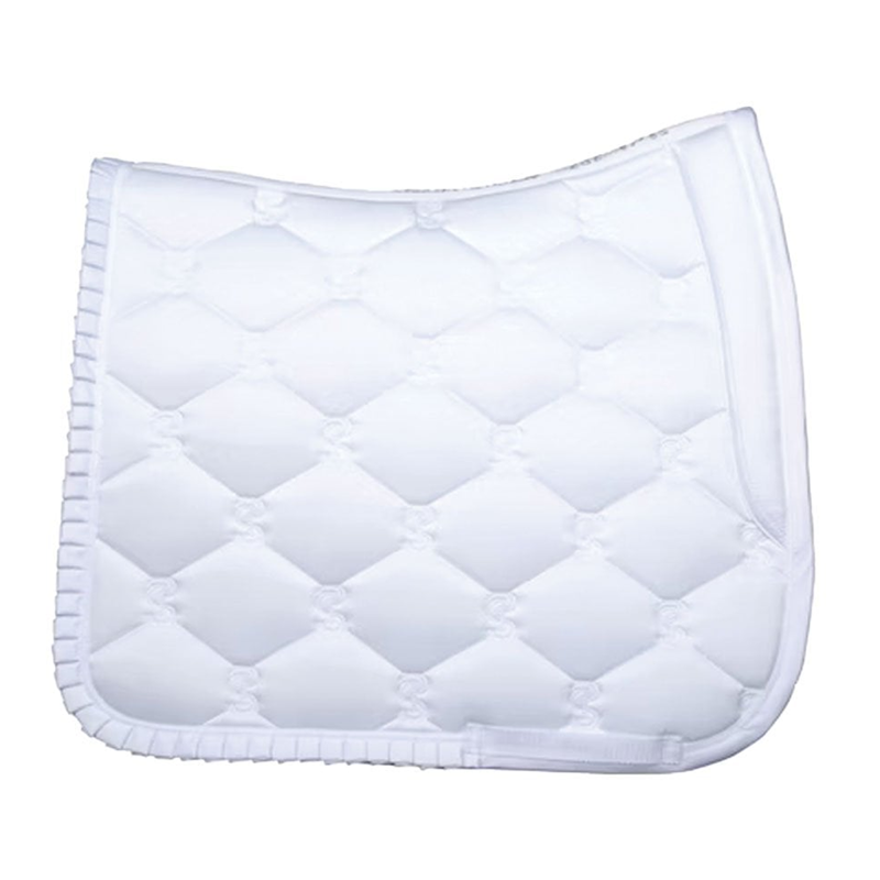 PS Of Sweden Ruffle Dressage Pad - White-1