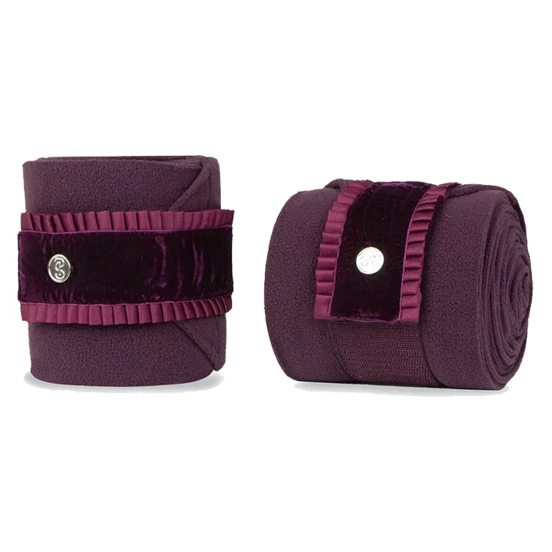 PS Of Sweden Diamond Ruffle Bandages - Wine