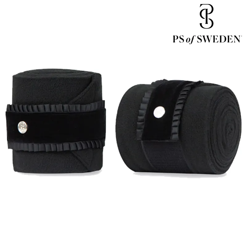 PS Of Sweden Diamond Ruffle Bandages - Black