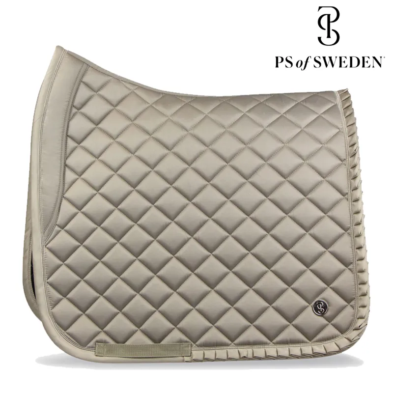 PS Of Sweden Diamond Ruffle Dressage Saddlepad - Full - Latte