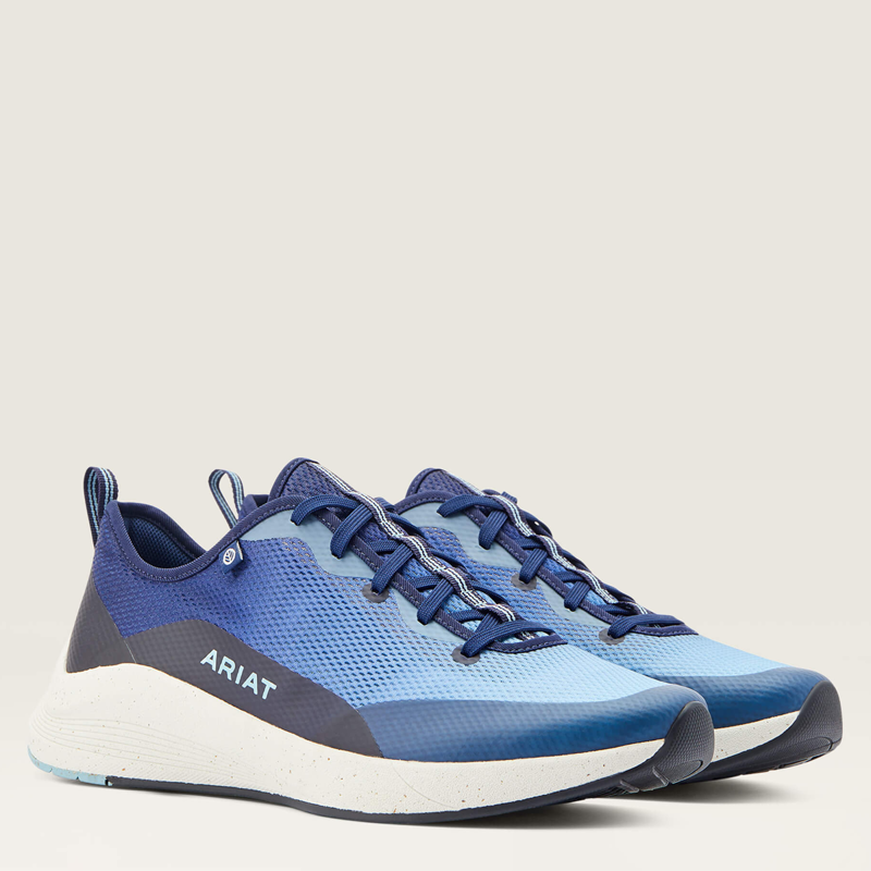 Ariat Men's ShiftRunner Trainers - Blue Waves-1