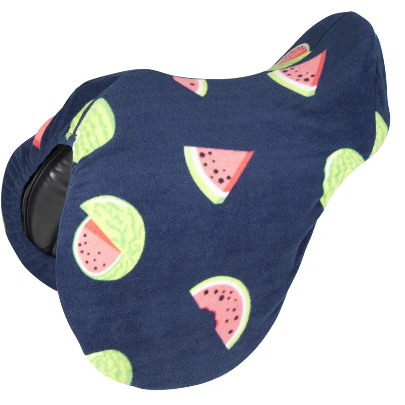 Shires ARMA Printed Fleece Saddle Cover - Watermelon