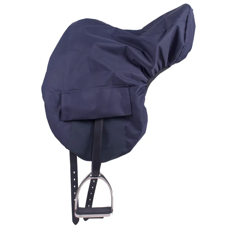 QHP Saddle Cover Turnout Extra - Navy-3