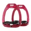 Flex-On Safe-On Inclined Ultra-Grip Safety Stirrups - Fushia - Limited Edition