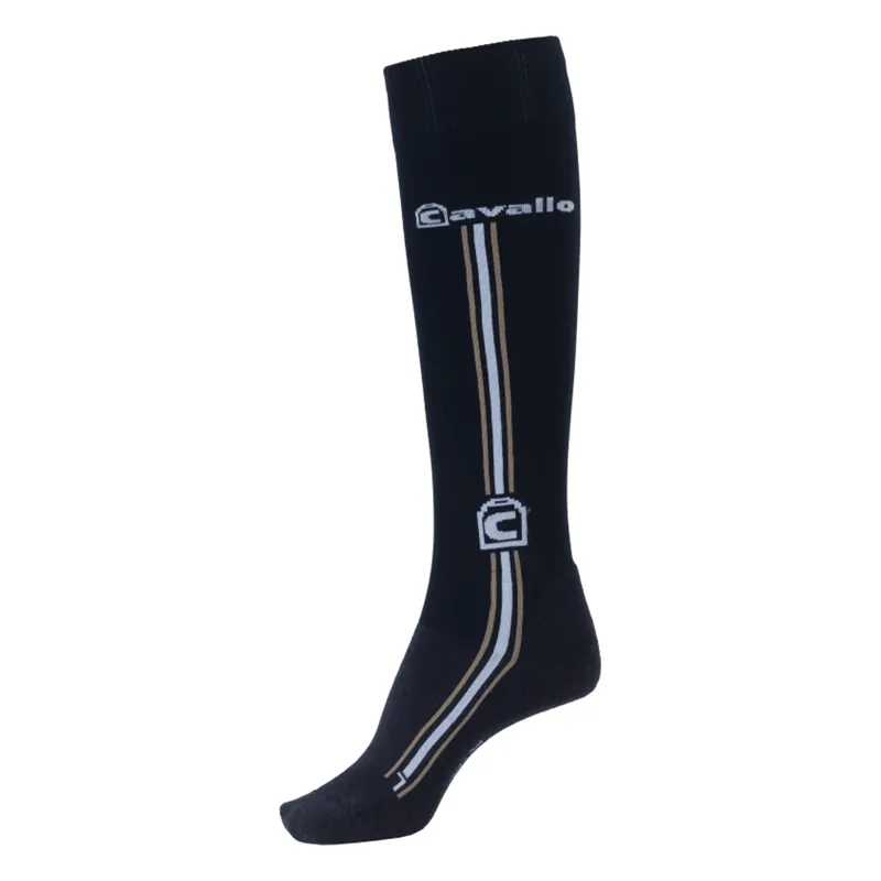 Cavallo Samy X Unisex Functional Long Socks - Dark Blue/Warm Sand