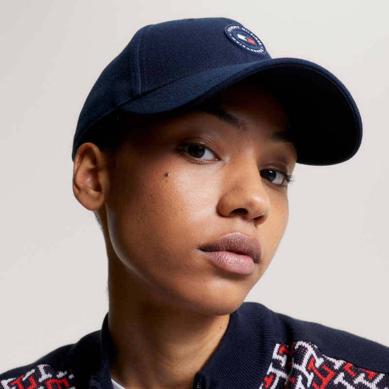 Tommy Hilfiger San Diego Water Repellent Logo Patch Cap - Desert Sky-2