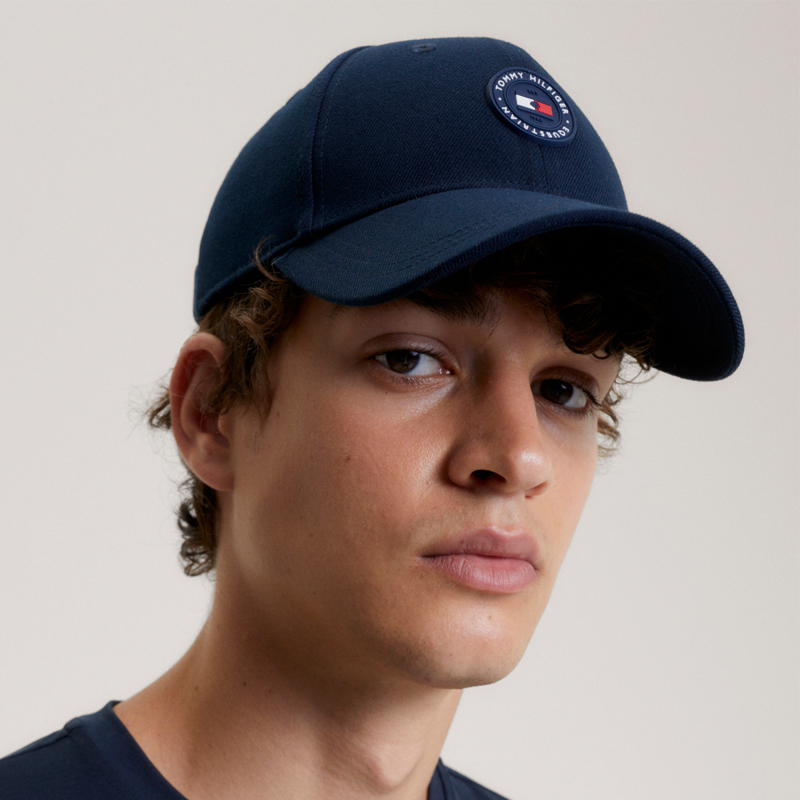 Tommy Hilfiger San Diego Water Repellent Logo Patch Cap - Desert Sky-1