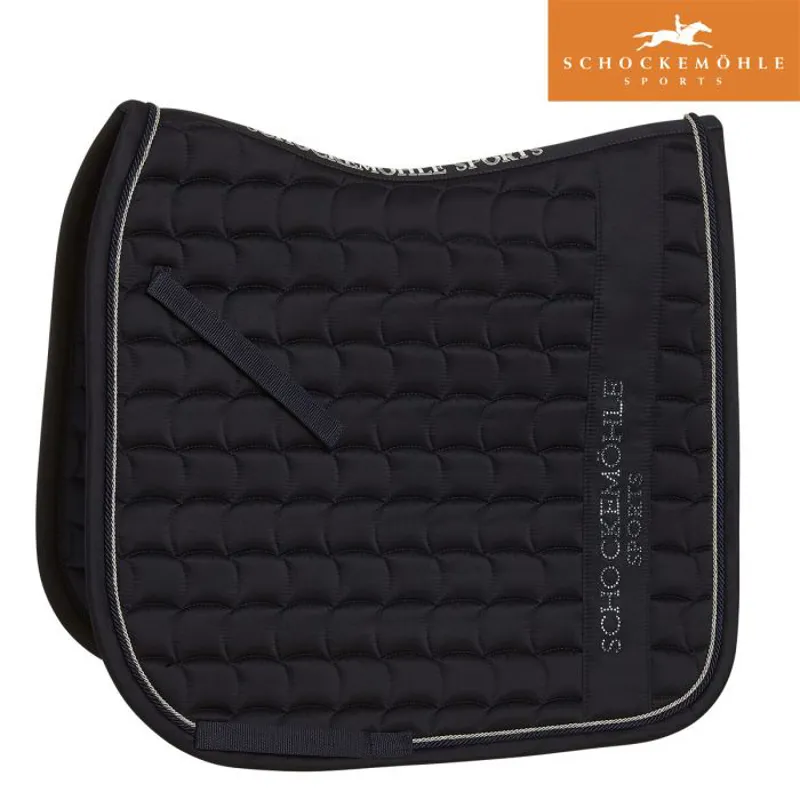 Schockemohle Sarina Pad D Style Saddlepad - Dark Blue 