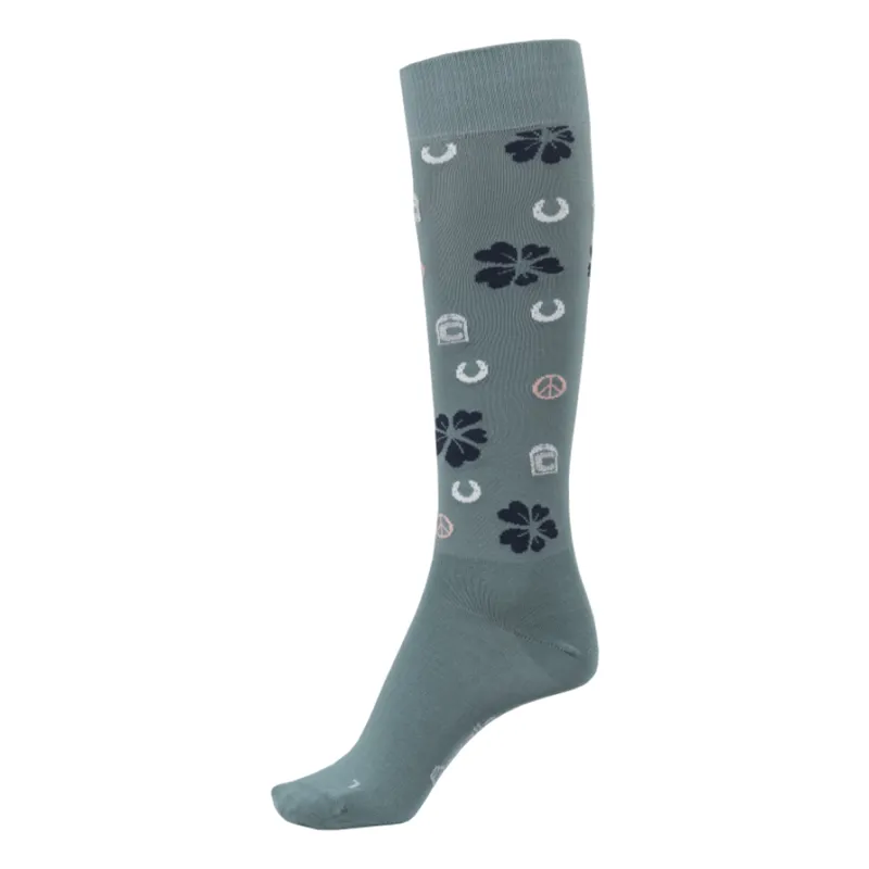 Cavallo Saskia Ladies Functional Long Socks - Sea Green