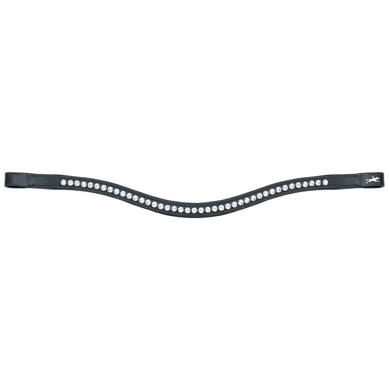 Schockemohle Crystal Select Browband - Black/Silver