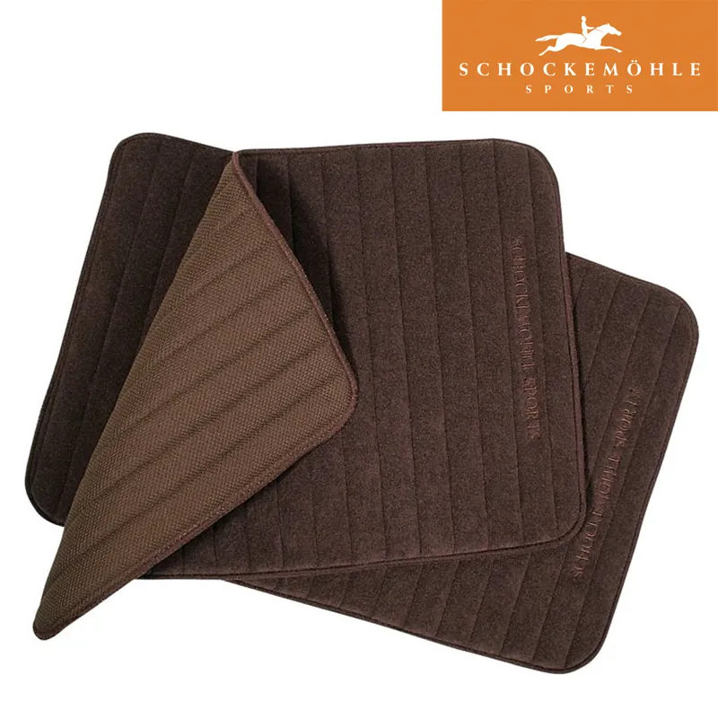 Schockemohle Quick Dry Light Bandage Wraps - Chocolate