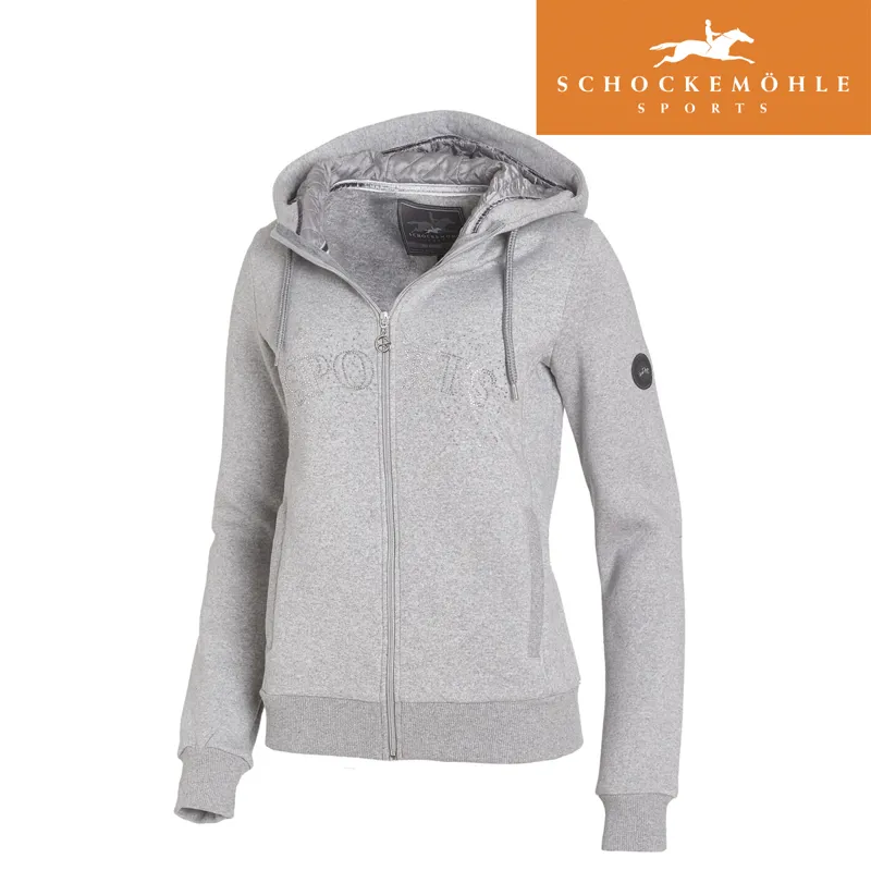 Schockemohle Cassie Style Ladies Hoodie - Silver Melange