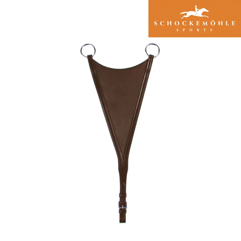 Schockemohle Martingale Closed Fork - Antique Brown/Gold