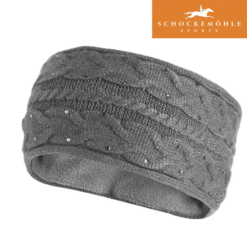 Schockemohle Crystal Headband - Silver Melange