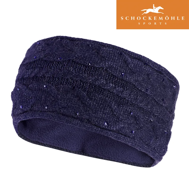 Schockemohle Crystal Headband - True Navy