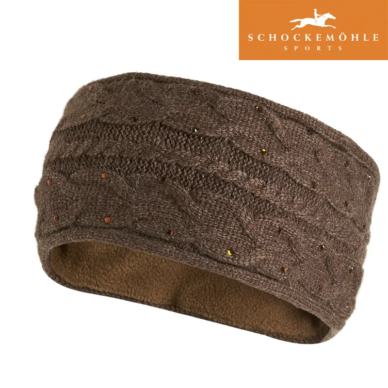 Schockemohle Crystal Headband - Walnut