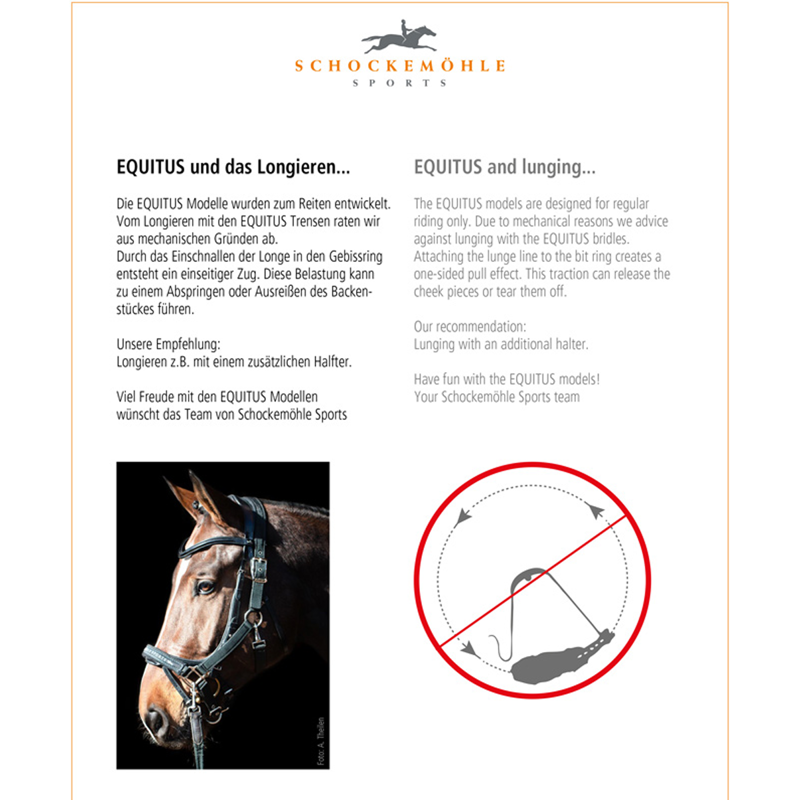 Schockemohle Equitus Theta Bridle - Espresso/Silver-2