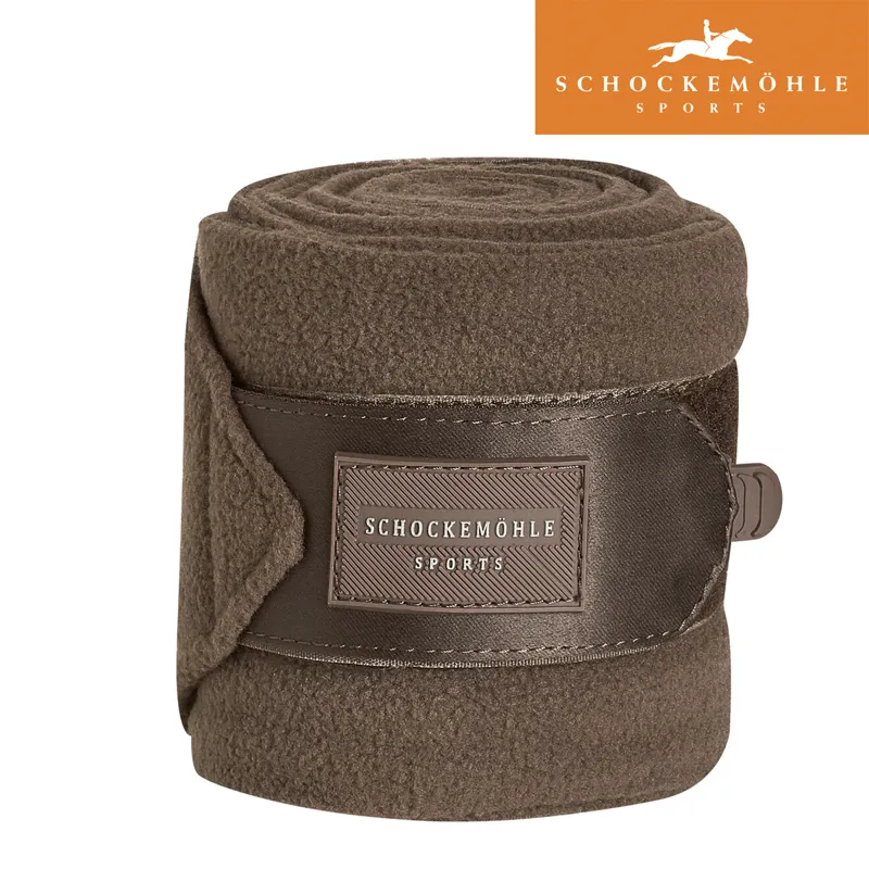 Schockemohle Fleece Bandages - Walnut