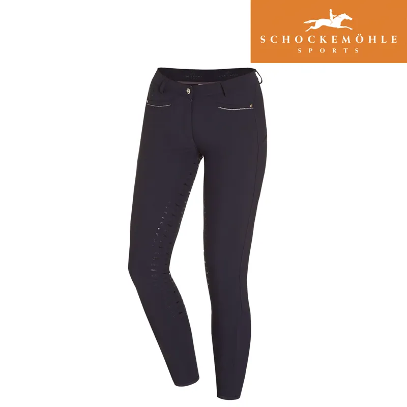 Schockemohle Glamour Style Ladies Breeches - True Navy
