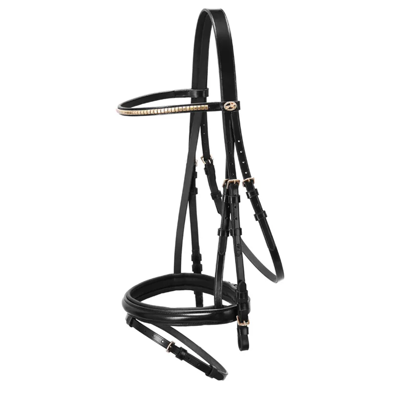 Schockemohle Heidelberg Bridle - Black/Gold