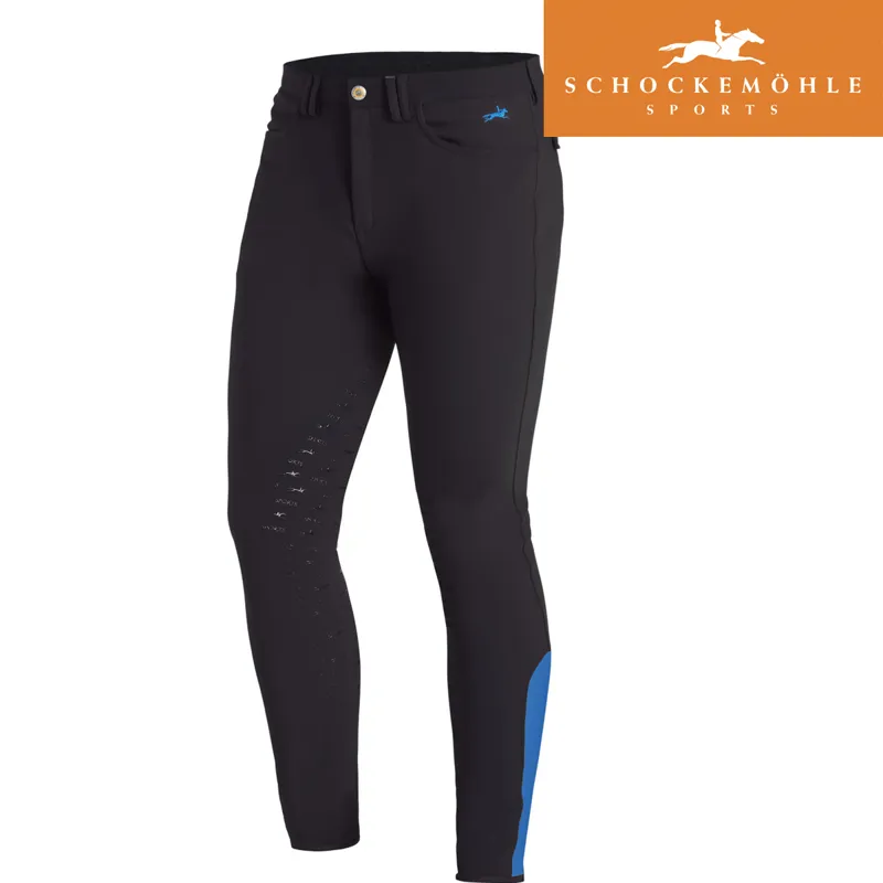 Schockemohle Hero FS Mens Breeches - Midnight Blue