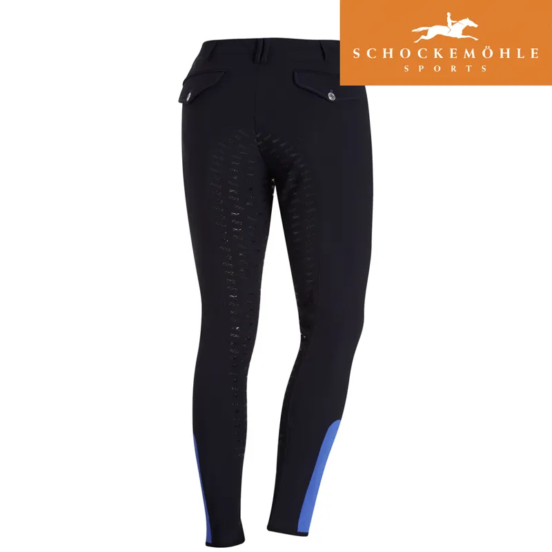 Schockemohle Hero FS Mens Breeches - Midnight Blue-1