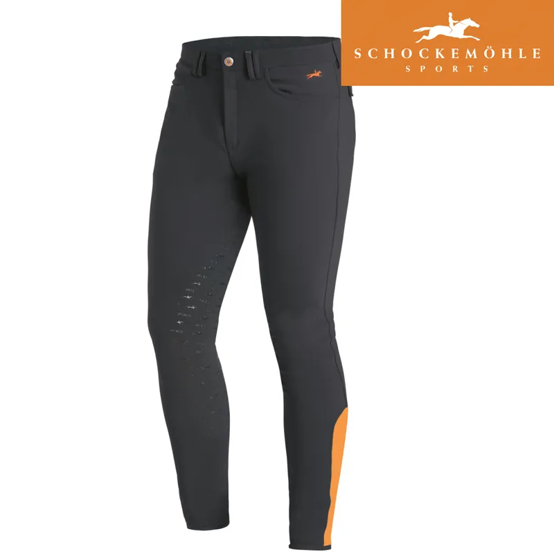 Schockemohle Hero FS Mens Breeches - Grey
