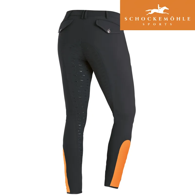 Schockemohle Hero FS Mens Breeches - Grey-1