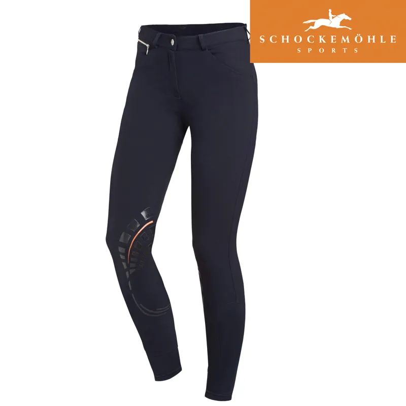 Schockemohle Libra Grip Ladies Breeches - Navy