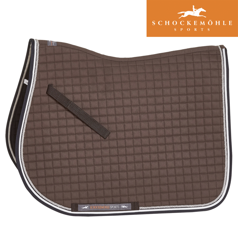 Schockemohle Neo Star Jumping Style Saddle Pad - Walnut - Full