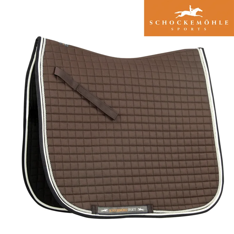 Schockemohle Neo Star Pad Dressage Style Saddle Pad - Walnut - Full